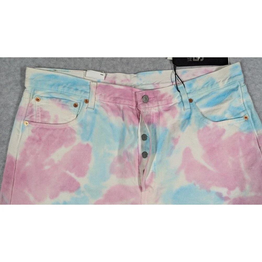 Levis Men Shorts‎ 36x6 NWT 501 '93 LGBT Pride Cutoff Button Fly Raw Frayed Hem